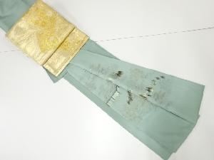 リサイクル　汕頭蘇州刺繍大名行列模様訪問着・袋帯・長襦袢セット
